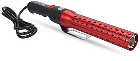 ipalmay Fast Electric Charcoal Fire Starter, Outdoor Charcoal Lighter, 60 Second Lighting Charcoal for BBQ Grill, Fireplace, Blower, Campfire (Red)