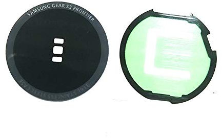 Zurück Batterie Abdeckung Glas Hintertür Ersatz kompatibel mit Samsung Watch Gear S3 R760 SM-R765