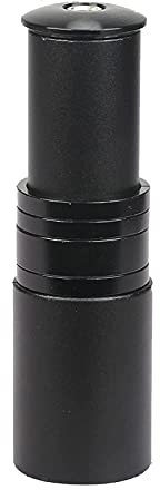 Bici Attacco Manubrio Riser,Bicicletta Prolunga Stelo Forcella in Lega di Alluminio,Regolabile Manubrio Bici Adattatore per Bici da Strada MTB BMX 1-1/828,6 mm Nero