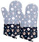 Ferlord 13 Gants de Four Extra Longue, Gants de Cuisine Silicone Anti Chaleur Antidérapant et Etanche Maniques Cuisine pour Barbecue Grillade-1 Paires