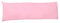 British Home Bedding Bolster Pillow Case Long Body Orthopaedic Support Maternity Pregnancy Pillow Case (King 5ft 19X 60, Pink)
