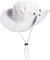 Sonnenhüte für Herren, mit UV-Schutz, breite Krempe, Fischerhut, Safari-Boonie-Hut für den Sommer, Größe XL, 59 - 50 cm, Weiss/opulenter Garten, Large