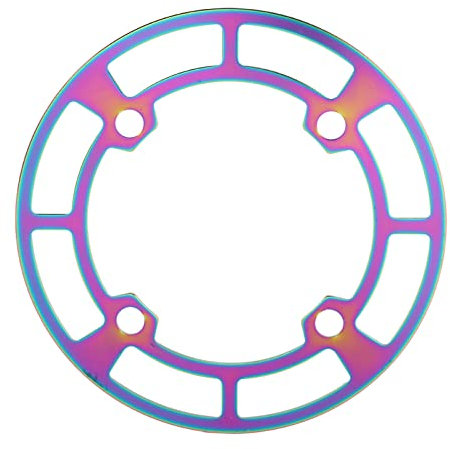 VGEBY Fahrradkettenschutz, 104BCD Kettenblattschutz Mountainbike Kurbelgarnituren Schutz Fahrrad Kettenblatt Kettenräder Schutzfolie(Bunt) Fahrräder