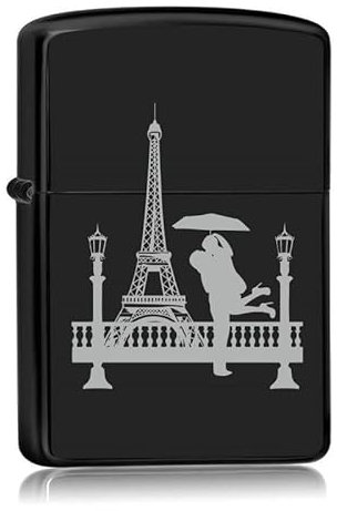 Feuerzeug Schwarz - Paris