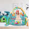 Baby Spieldecke, Spielbogen Baby, Krabbeldecke Baby Rutschfest, Baby Gyms, Babygehege mit Spielzeug und Ozeanbällen, Erlebnisdecke Gym. (Schildkröte/Grün)