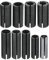 Bestgle gravur bit reduzierhülse fräser 9 stück fräser chuck collet adapter reduzierhülse adapterhülse split buchse fräser halter für holzbearbeitung fräsen cnc graviermaschine