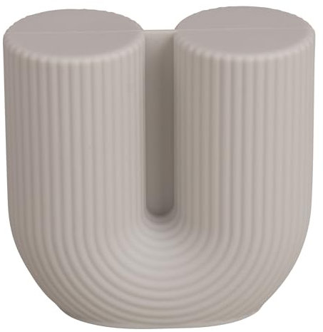 Rayher Silikon-Gießform Kerze U-Form, geriffelt, 8,4 x 3,9 cm, Höhe 8,6 cm, zum Ausgießen mit Wachs, 36148000