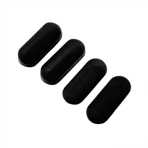 Gintai 4 PCS/1 Set Bottom Cover Rubber Foot Strips Feet Pad Replacement for Dell Latitude 5500 5501 5502 5505 5509 5510 5511, Precision 3540 3541 3542 3550 3551 Black