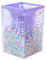 Uoocg Quadratisch Stiftehalter Kinder Durchsichtig Acryl Stifteköcher Stiftständer Schreibtisch Organizer Mädchen Jungen für Büro Schule Zuhause (violet)