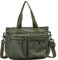 Makukke Cord Damen Umhängetasche Tote Bag Tasche Groß Mehrfachtasche Shopper Tasche Handtasche Schultertaschen für Arbeit Büro Reisen Einkaufen Schule,Grün Tasche