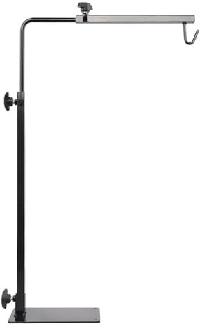 DERNORD Reptilien Lampenständer Vivarium Wärmelampe Metall Halterung Hanger Einstellbare Lampenhalterung