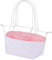 DGAZ Leichter Handtaschen Organizer, Seide und Dupont Papier Innentaschen für Longchamp Le Pliage Original M Lange Griffe Schultertaschen (Rosa)