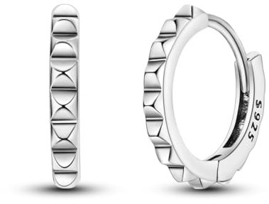 MULA 925 Sterling Silber Hoop Ohrringe, Süßer Cubic Zirkonia Klassische Kleine Hoop Ohrringe Winziger Knorpel Piercing Schmuck für Frauen