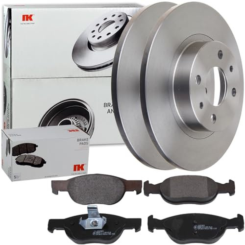 BandelOne enthält NK Bremsscheiben 257mm + Beläge vorne passend für Punto 176 188 + Y