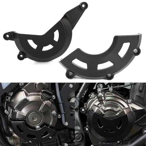 YZXOOP Motorrad-Schutzhülle Für Yamaha FZ-07 FZ 07 FZ07 2015 2016 2017 Motorstator-Schutz Kurbelgehäuseschutz Motorrad-Rahmengleiter, Sturzschutz