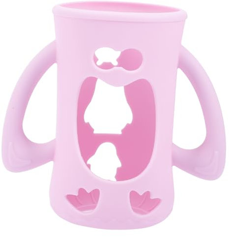 Garneck Cubierta de Biberón de Niña Antichoque Botella de Accesorio de Alimentación y Práctica