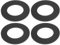 eMagTech 4 Stück Tankdeckeldichtung 071734 28x49x3mm Kompatibel mit Vespa Primavera 125 (ET3) 1773–1992