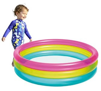 Piscina Hinchable Infantil (86 x 25 cm), Piscinas para Niños Bebés y Adultos, Flotadores para Bebés, Jardín Exterior o Interior, Fabricado en Vinilo Resistente, (Modelo 6)