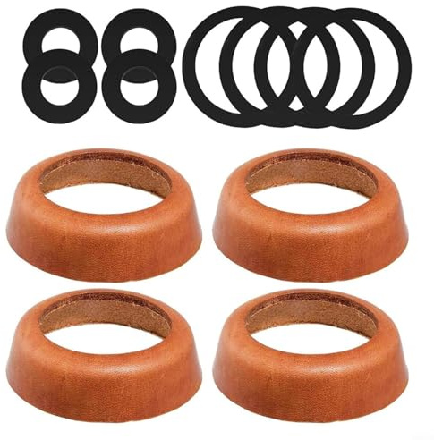 CNANRNANC Ersatz Pumpendichtung Set für Modell 75 Handwasserpumpe mit Ledermanschetten Gummiringe Garten Brunnenpumpe Teile