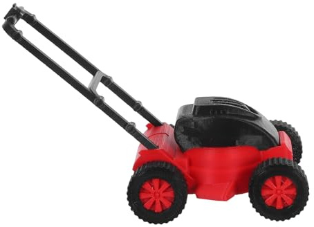 BESTonZON Spielzeugrasenmäher Miniatur Für Puppenhaus-Garten Junge Mädchen-bauspielzeug Aus Plastik Als Szenenzubehör Für Bauernhof Oder Outdoor-Spiel