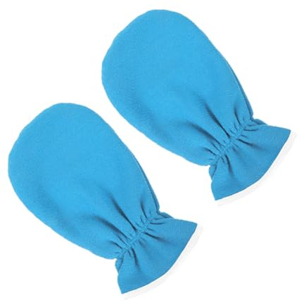 Peelinghandschuhe 1 Paar Polyester Flanell, Handmasken Fäustlinge für Hände