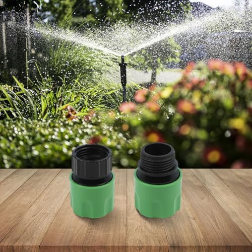 Yuanpgky Raccord rapide femelle et mâle 3/4 pour tuyau d'arrosage - Adaptateur d'eau en plastique ABS pour filtres à eau, refroidisseurs, utilisation en extérieur