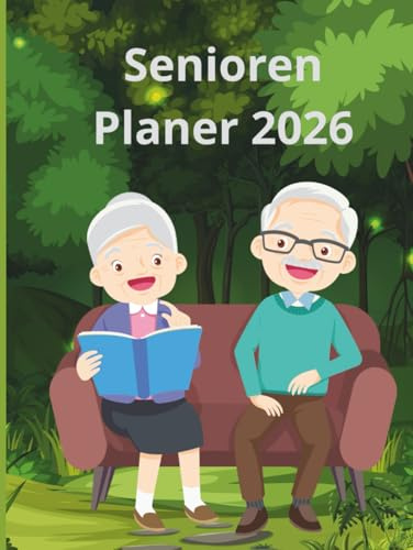 Senioren Planer 2026 Jahreskalender: mit Wochenplänen, Notizen, Medikamentenplänen, Telefonlisten, Viitalwerten - Tier Edition 88 Seiten