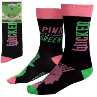 Cerdá LIFE'S LITTLE MOMENTES Wicked Socken, Größe 36-43, bequem und weich, 3er-Pack oder einzeln, Wicked Socken mit einzigartigem Stil, offizielles Lizenzprodukt