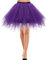 Bbonlinedress Faldas Tul Mujer Enaguas Cortas Tutus Ballet Mini para Vestidos Purple L