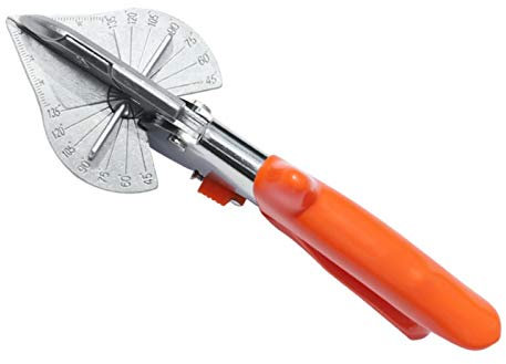 Trunking cisailles multi angle ciseaux angle droit pipe Cutter outils à main 45 degré à 135 degré, outil de coupe en bois Miter moulage