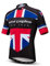 Radtrikot Herren MTB Trikot Reißverschluss Kurzarm Biker Tops Mountain Road Bekleidung Fahrrad Shirts Jacke Pro Team Rennrad Trikot für Herren Atmungsaktiv Schnelltrocknend Blau Schwarz Größe L