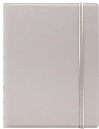 Filofax A5-Notizbuch, nachfüllbar, liniert Pastellstein, 115107