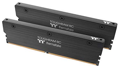 Thermaltake TOUGHRAM RC DDR4 3600MHz C18 16GB (8GB x 2) Memoria Intel XMP 2.0 Lista con Software de monitoreo de Rendimiento en Tiempo Real RA24D408GX2-3600C18A