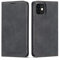 QLTYPRI Compatible with iPhone 12 Mini, Premium PU Leather Wallet Case with Card Holder Kickstand Hidden Magnetic Case Cover Compatible with iPhone 12 Mini - Black
