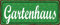 Blechschild 27x10cm gewölbt Gartenhaus Garten Sprüche Deko Geschenk Schild