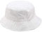 JFAN Fischerhut Unisex Eimer Hut Sommer Einfachheit Hut UV Schutz Doppelte Retro Abnutzung Sonnenhut Faltbar Segeltuch Hat 56-58CM Weiß