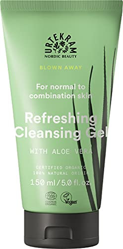 Urtekram Wild Lemongrass, Gel Limpiador Facial Hidratante Con Aloe Vera, Pieles Normales A Mixtas, Elimina Efectivamente Las Impurezas Y El Maquillaje, Cuidado De La Piel Vegano Y Orgánico 150ml