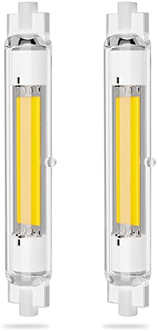 Ampoule LED R7S 118mm 40W Dimmable, Blanc Froid 6000K, CRI 80+, Équivalent Lampe Halogène J118 400W, Angle de Faisceau 360°, 3000LM Ampoule 118mm R7S COB LED Lampe pour Applique Murale Lampadaire