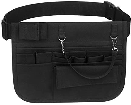 F Fityle Marsupio medico regolabile con cinturo per infermiera (strumenti non inclusi) per forniture per infermiere, Nero