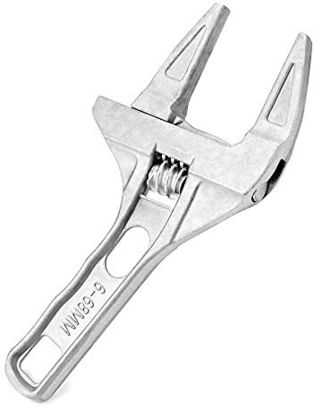 QWORK® Llave Ajustable De 6-68 mm, Llave Inglesa Gran Apertura, Herramientas Fontaneria, Aleación De Aluminio