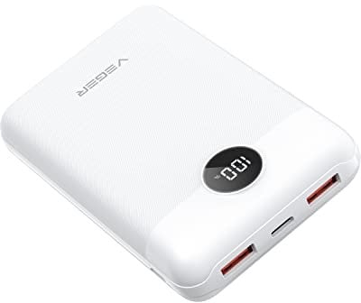 VEGER 20000mAh Power Bank,22.5W fast charging USB C Battery Pack with Type C Powerbank, QC 4.0 PD 3.0 Portable Charger with 3 Outputs Compatible with iPhone,Smartphones Tablets and More