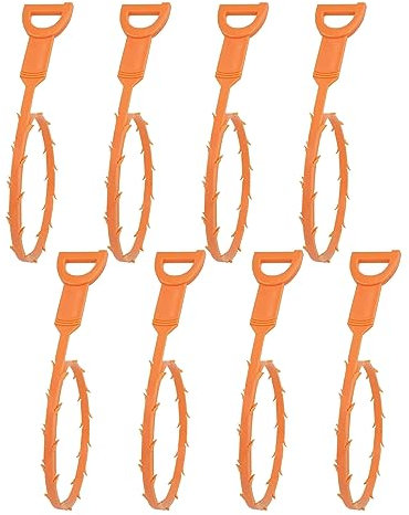 8 Pezzi Strumento per la Pulizia Degli Scarichi, Strumento per La Pulizia Delle Fogne, Pulizia Drenaggio Tubi Intasati Strumento, Gancio per la Pulizia del Lavandino, per Fogne, Cucine, Bagni