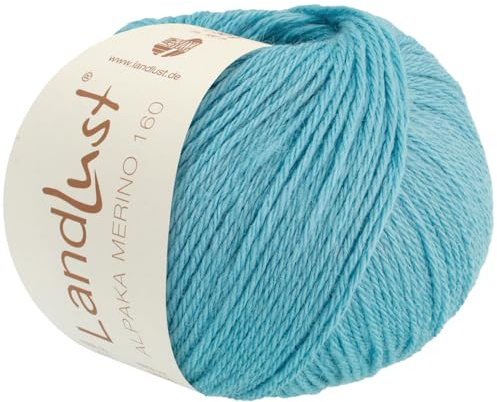 LANA GROSSA Landlust Alpaka Merino 160 | Klassisch verzwirntes Garn aus Merino & Alpaka | Handstrickgarn aus 50% Schurwolle & 50% Alpaka (Baby) | 50g Wolle zum Stricken & Häkeln | 160m Garn FB 434