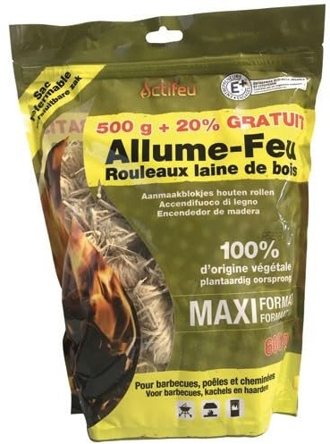 Allume Feux, Laine de Bois, 500g