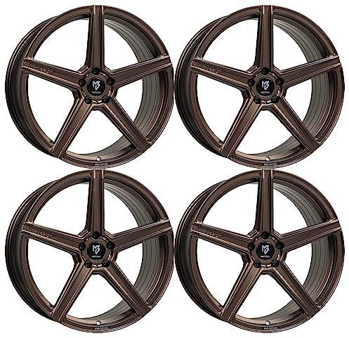 4x MB Design Felgen KV1S 9.0Jx21 ET35 5x112 Bronze seidenmatt kompatibel mit Mercedes-Benz GLA GLB E EQA GLC GLK S