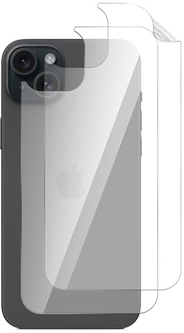 GIOPUEY Back Protector Compatible with iPhone 15 Plus, Excellent quality materials Soft TPU iPhone 15 Plus Back Protector Film - Clear [2 Pack]