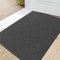 DEXI Fußmatte Innen 60 x 90cm, rutschfest Schmutzfangmatte, waschbar Fussmatte, Dünne Eingangstürmatte, Strapazierfähige Türmatte für Innenbereich, Dunkelgrau