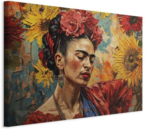 murando - Akustikbild Sonnenblumen Blumen Natur, 120x80 cm, 1-teilig, Büro | Verbessert Raumakustik, reduziert Hall, ideal fürs Büro oder Wohnzimmer, hochwertige Verarbeitung, schnelle Montage, stilvoll