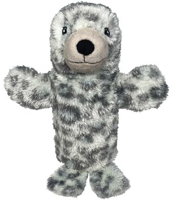 EcoBuddiez Hand Puppet - Hafenrobbe von Deluxebase. Robbe Plüsch Handpuppen für Kinder. Eco-Friendly Tier Spielzeug Puppe für Pretend Play und Kinder Geschenke.