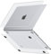GPXIIZ Hülle Kompatibel mit MacBook Air 13.6 Zoll M4 M3 M2 Schutzhülle 2025 2024 2023 2022 Freisetzung A3240 A3113 A2681, Ultradünne Hartschale Snap Case Cover 13,6, Matt Transparent
